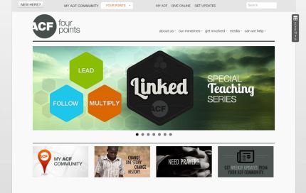 Site Design for Austin Christian Fellowhship portfolio image